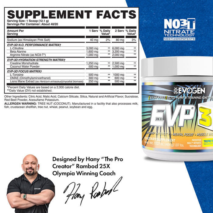 EVP-3D Non-Stim Pre-Workout